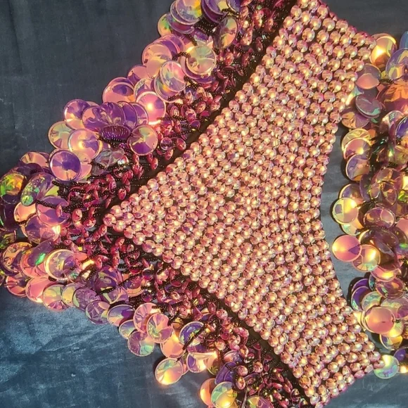 Brand NEW Sequin Embellished Rave/Festival Outfit - Picture 5 of 9